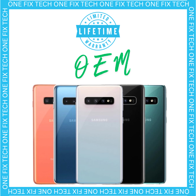 Samsung Galaxy S10 back glass Premium Platinium