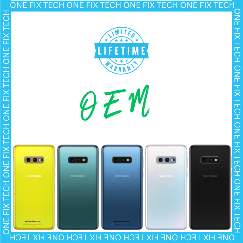 Samsung Galaxy S10e back glass Premium Platinium