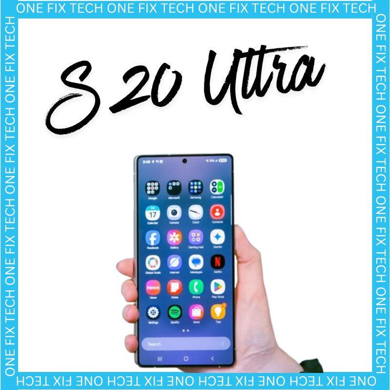 Samsung Galaxy S20 Ultra screen replacement with housing