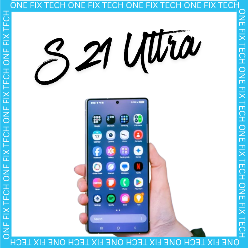 Samsung Galaxy S21 Ultra screen replacement with housing