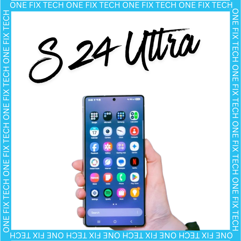 Samsung Galaxy S24 Ultra screen replacement with housing