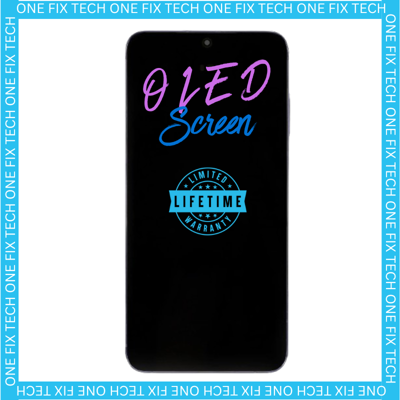 Samsung Galaxy S25 Plus OLED screen with housing replacement